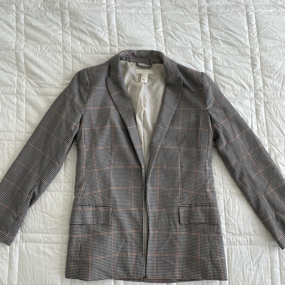 H&M houndstooth blazer Size 4